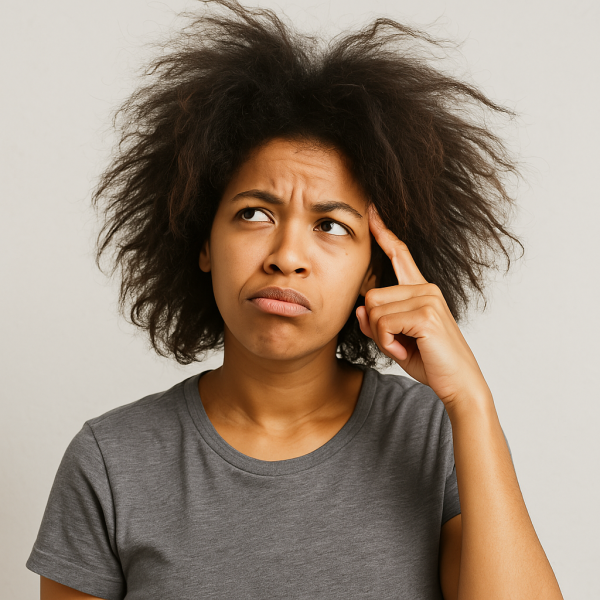Graphic from Jewel’s Hair LLC blog illustrating the risks of trend-driven hairstyles and benefits of intentional haircare. Highlights common hair challenges like traction alopecia and thinning from extensions, with visuals of diverse hair textures and protective styles